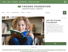 Tablet Screenshot of dplfriends.org